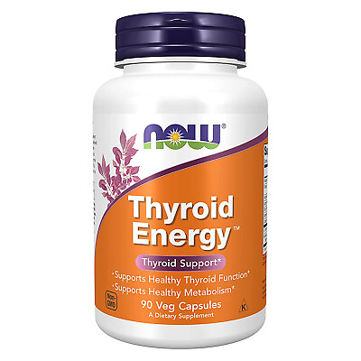 #ad NOW FOODS Thyroid Energy 90 Veg Capsules $15.86