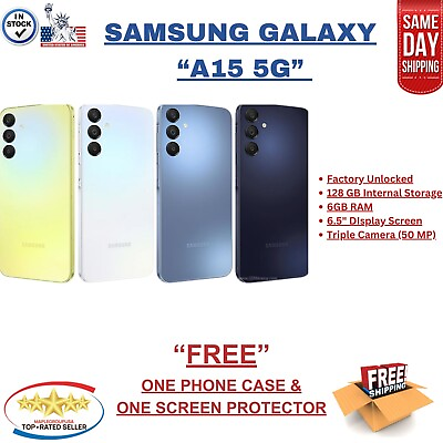 #ad Samsung Galaxy A15 5G 128GB GSM UNLOCKED 6GB RAM Dual Sim 6.5quot; LATIN Version $158.99