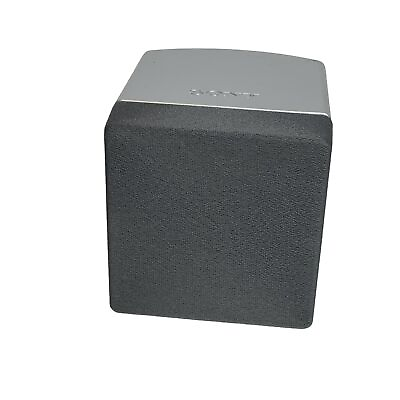 #ad SINGLE Sony Speaker System SS TS10 Silver Cube Magnetically Shielded Surround $9.38