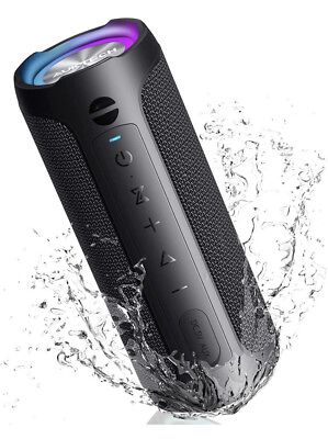 #ad AUKTECH Bluetooth Speakers Portable Speakers Bluetooth Wireless 100 FT 24 Watt $29.99