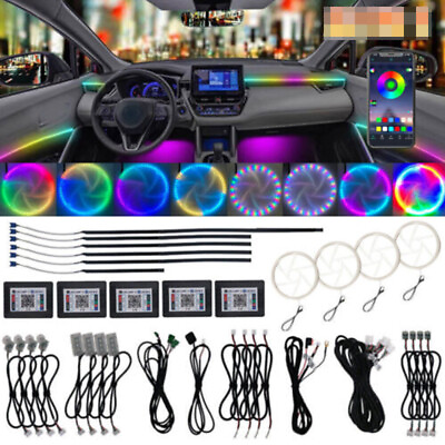 #ad 22in1 Full LED Bead Symphony Dream Car Interior Ambient Lighting Wireless Kit US $58.99