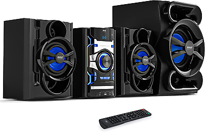 #ad Wireless Bluetooth Stereo Shelf System 800W CD amp; DVD Player Home Audio Theater $353.72