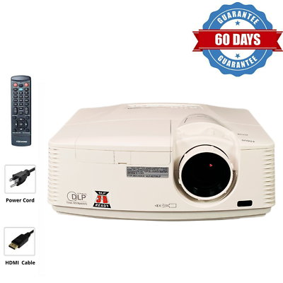 #ad 4200 ANSI DLP PROJECTOR FOR HOME THEATRE GAMES 3D Ready 1080i HDMI w Remote $159.60