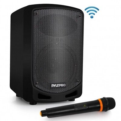 #ad Pyle Compact Wireless PA Speaker Karaoke Microphone amp; Built in Battery $85.99