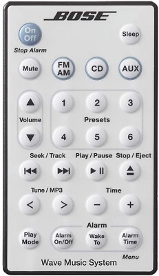 #ad Genuine Bose Remote Control AWRCC2 for Bose Wave Music System AWRCC2 AWRCC1 $29.88
