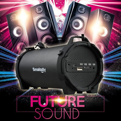 #ad Portable Wireless bluetooth Speaker Super Bass Stereo Radio HIFI FM TF AUX USB $19.99