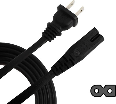 #ad New Generic 5Ft 2 Prong Polarized Power Cord For Vizio Sound Bar System $9.99