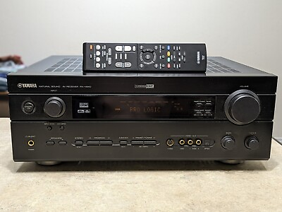 #ad Yamaha RX V640 Natural Sound 5.1 AV Receiver Amplifier Tuner Dolby Bundle EUC $70.00