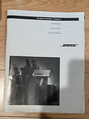 #ad Bose Lifestyle 12 Owners Guide Original Manual $11.95