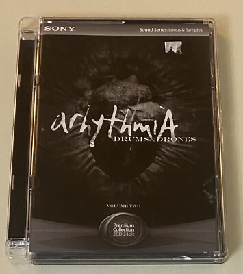 #ad Sony Sound Series Loops amp; Samples Premium 2CD Arhythmia Drums amp; Drones Vol Two $149.99