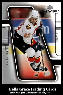 #ad 2001 02 Upper Deck MVP Craig Conroy #24 Calgary Flames NHL Hockey $2.59