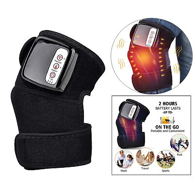 #ad Wireless Knee Massager Far Infrared Wrap Support for Back Massage Elbow Knee $23.76