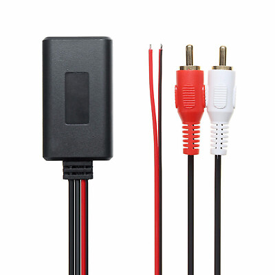 #ad Universal Male Bluetooth Audio Cable RCA Bluetooth AUX Audio Car Bluetooth Cable $11.04