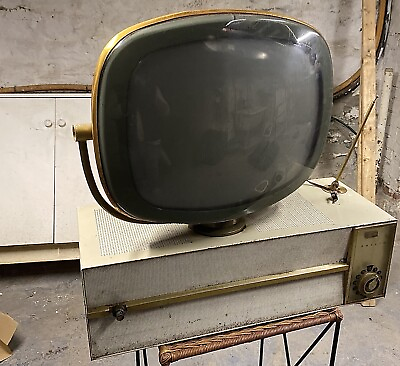 #ad Vintage Mid Century Atomic Philco Predicta TV Working $700.00