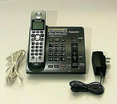 #ad Panasonic Base Phone KX TG6071B WORKS $15.99