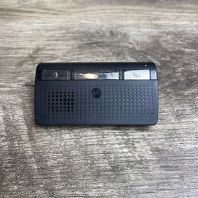 #ad Motorola T215 Black Wireless Portable Bluetooth Hands Free Car Speakerphone $9.99