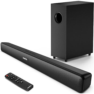 #ad Surround Sound System Home Theater Audio with Wireless Bluetooth 5.0 $79.93