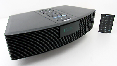 #ad Bose Wave Radio AM FM Stereo Digital Alarm Clock AWR1G1 Bundle With Remote $249.99