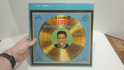 #ad #ad Elvis Presley RCA LSP 2765 Golden Records Vol 3 LP H White Top Stereo 1963 $24.99