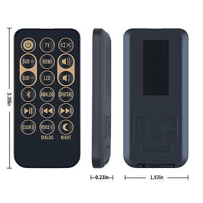 #ad Remote Control For Klipsch Sound Bar Speaker RSB 3 RSB3 R4B R 4B RSB8 RSB 8 $12.00