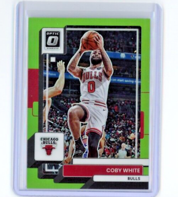 #ad COBY WHITE 2022 23 Panini Donruss Optic Lime Green Parallel 149 Bulls #90 $2.95