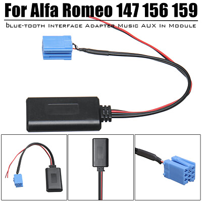 #ad AUX Music Module Cable Audio Adapter Bluetooth For Alfa Romeo 147 156 159 Brera AU $19.69