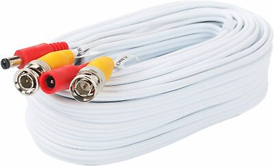 #ad 100ft BNC Cord Cable Lead For Samsung Audio Bullet Camera SDH B84040BF SDHC75100 $19.89