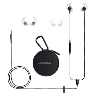 #ad Bose SoundTrue Ultra Soundsport In Ear Wired Headphones for iOS amp; Android Black $49.00