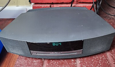 #ad Bose Wave Music System CD Player Gray AWRCC1 AM FM Radio Tested Works Cd Jumps $124.99