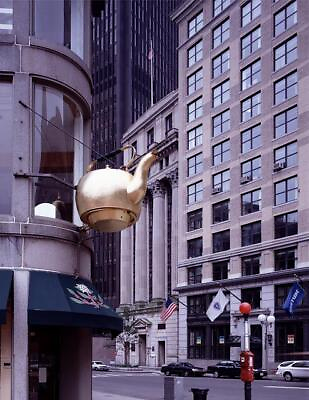 #ad Photo of Teapot SignSears BlockCity Hall PlazaBostonMassachusettsMA $9.99