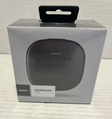 #ad Bose SoundLink Micro Bluetooth Speaker – Black Brand New Factory Sealed. $84.99