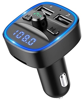 #ad For FM Radio Transmitter Bluetooth Wireless FM Adapter w Hands Free Calling $28.00