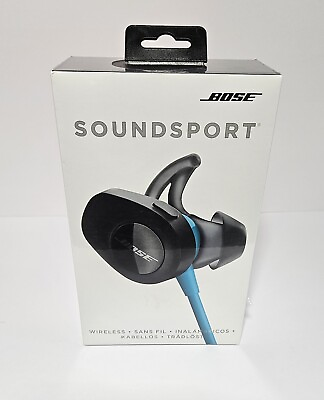 #ad BOSE SoundSport Wireless In Ear Neckband Headphones Apple Samsung AQUA Sealed $228.99