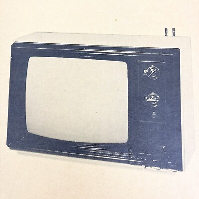 #ad Vintage Original 1975 Sears TV 528.40591400 419 Wire Schematic Service Manual $9.99