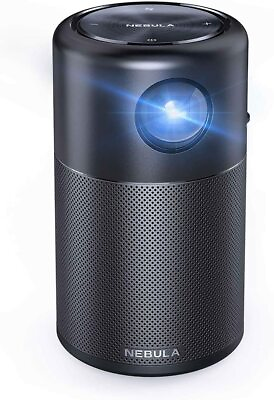 #ad Nebula Capsule Smart Portable Wi Fi Mini Projector 100quot; Home Theater 360°Speaker $223.99