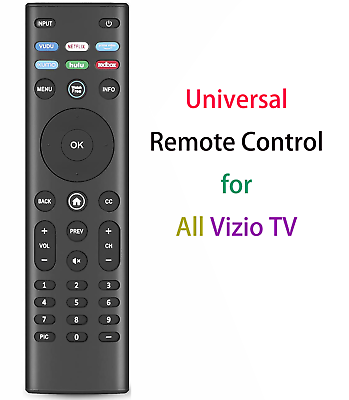 #ad New Remote Control Replace For Vizio Smart TV E700i B3 D24H E1 D32F E1 D43F E2 $8.59