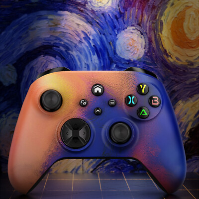 #ad Wireless Controller for PC Windows 8 10 11 Sream Console Gamepad Starry Sky New $39.99