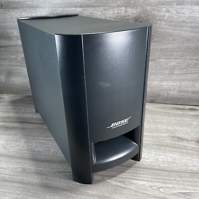 #ad Bose Acoustimass Module Cinemate Subwoofer Speaker Black Tested and Working $34.99