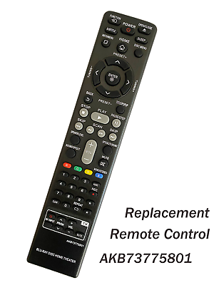 #ad LG Blu Ray Home Theater System Remote BH6730S BH6830 BH6830SW BH6830SWMQ $8.57