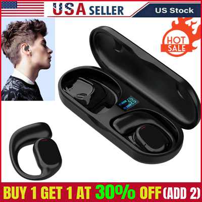 #ad Yabira Wireless Ear Hanging Bluetooth Headset Latest 3D Surround Sound Open Ows $5.69