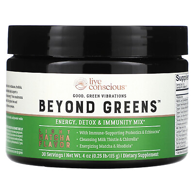 #ad Beyond Greens Energy Detox amp; Immunity Mix Light Matcha 4 oz 115 g $39.99
