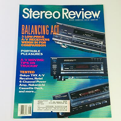 #ad Stereo Review Magazine August 1994 Onkyo THX A V Receiver amp; Nakamichi Deck $15.96