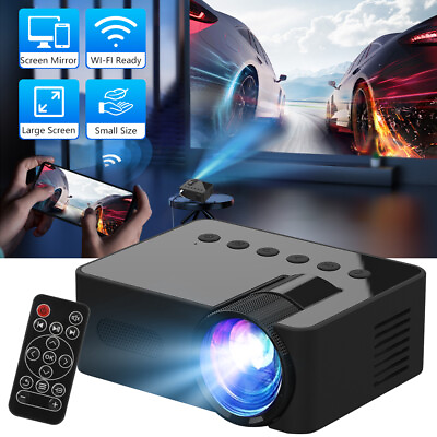 #ad For Phone TV Stick Laptop Mini Projector Portable Home Movie Projector 1080P USA $36.99