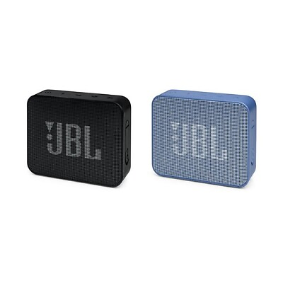 #ad JBL Go Essential 2 Pack Waterproof Bluetooth Wireless Speaker Blue Black $42.49