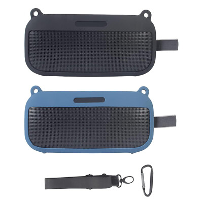 #ad For Bose SoundLink Flex Bluetooth Speaker Silicone Protector Cover Shoulder Case $11.39