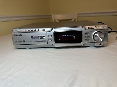 #ad Panasonic SA HT670 DVD Home Theater Sound System 5 Disc Changer Tested No Remote $84.99
