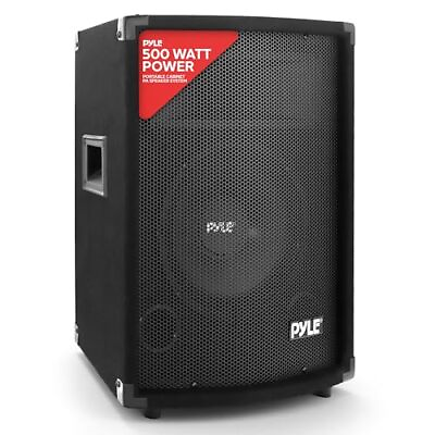 #ad Portable Cabinet PA Speaker System 500Watt Outdoor Sound System Vehicle Ste... $163.74
