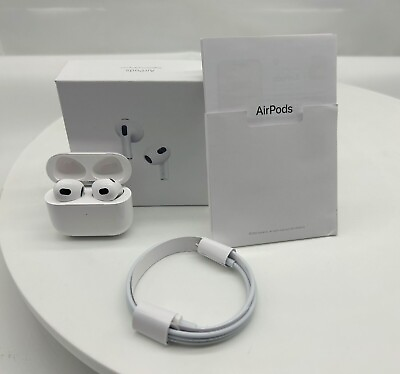 #ad Apple Airpods 3rd Generation Wireless Bluetooth Headsets Earbuds W Charging Box $42.89