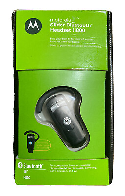 #ad Motorola Bluetooth Headset Slider H800 NOS $74.99