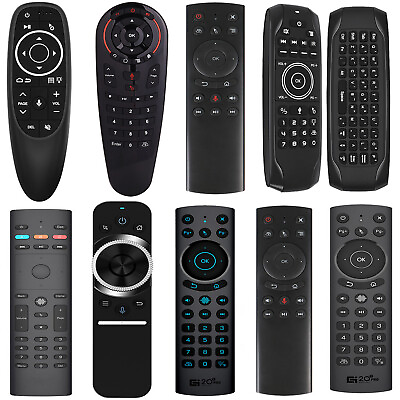 #ad Air Mouse IR Voice Remote Control Backlit Wireless Controller For PC Android TV $14.77